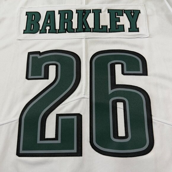 Philadelphia Eagles Nfl White Jersey #26 Barkley - Picture 3 of 7